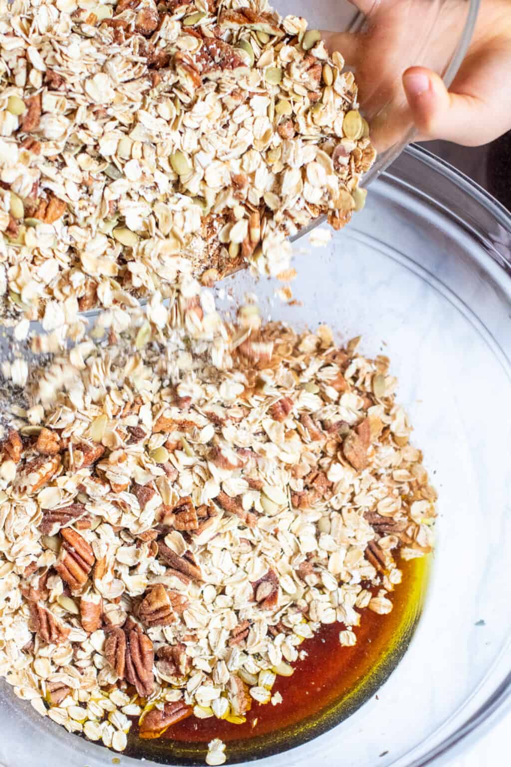 Healthy Maple Pecan Granola Served From Scratch