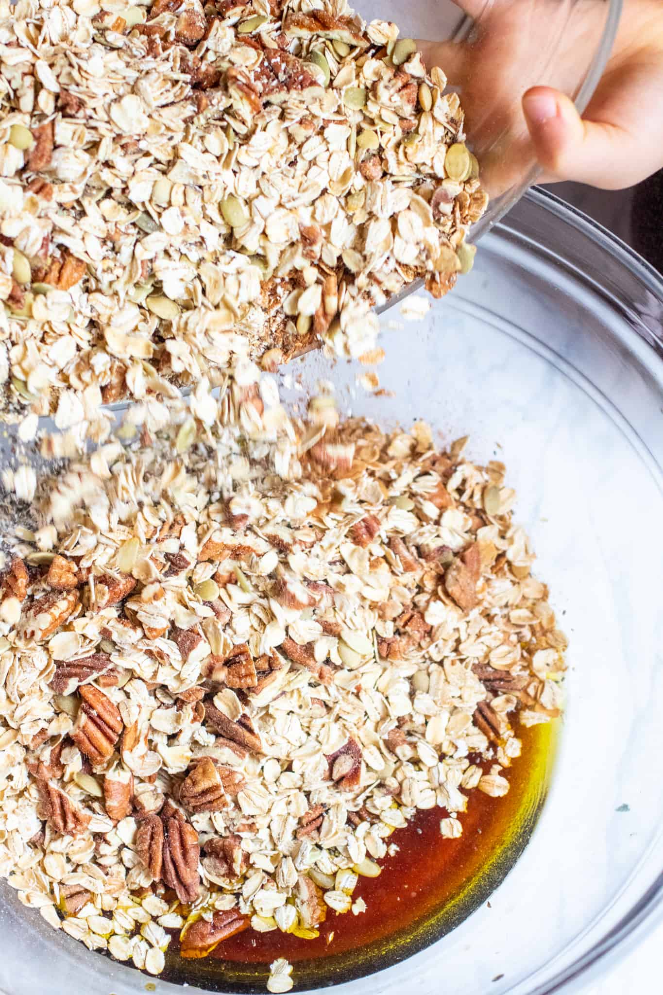 Healthy Maple Pecan Granola Served From Scratch