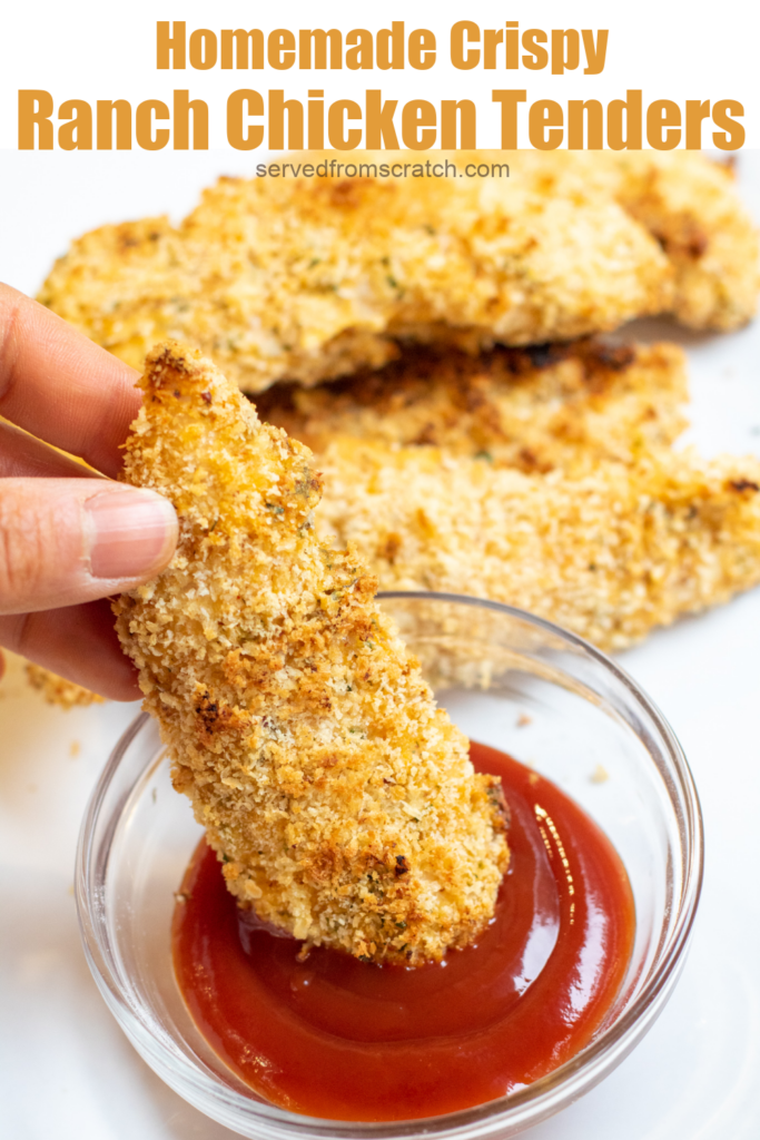 Crispy Ranch Chicken Tenders - Served From Scratch