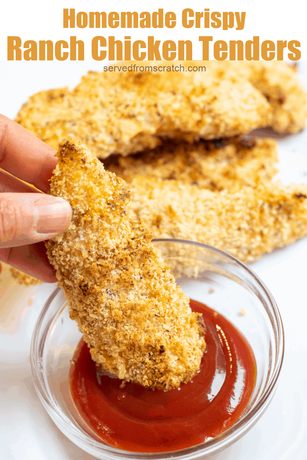 Crispy Ranch Chicken Tenders - Served From Scratch 
