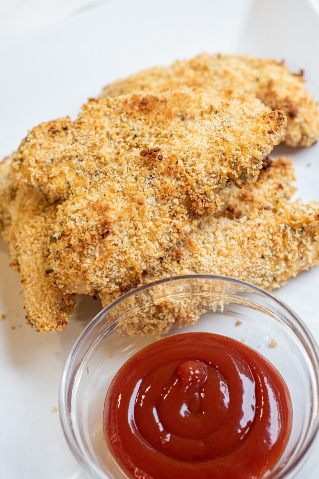 Crispy Ranch Chicken Tenders Served From Scratch