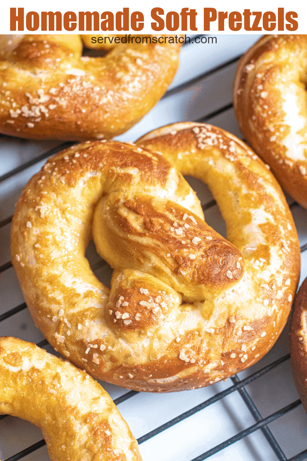 Homemade Soft Pretzels Served From Scratch