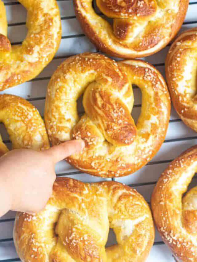 Homemade Soft Pretzels Served From Scratch