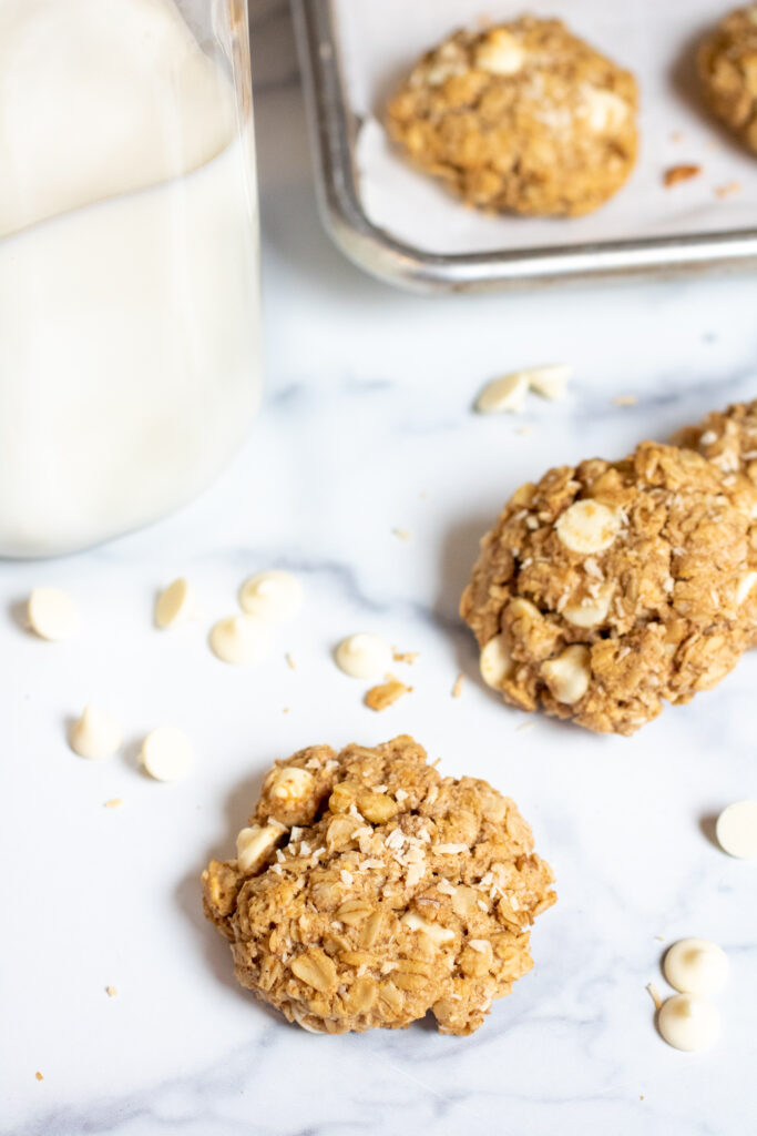 oatmeal white chocolate cookies.