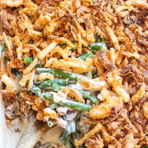 Fresh Green Bean Casserole From Scratch - Served From Scratch