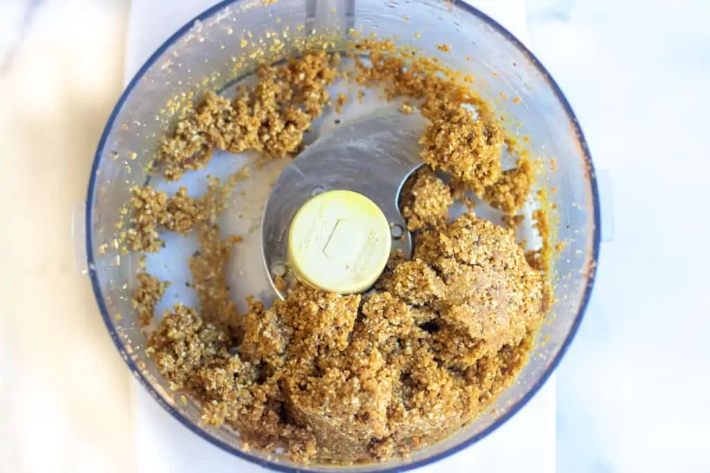 a crumbly  dough in a food processor.