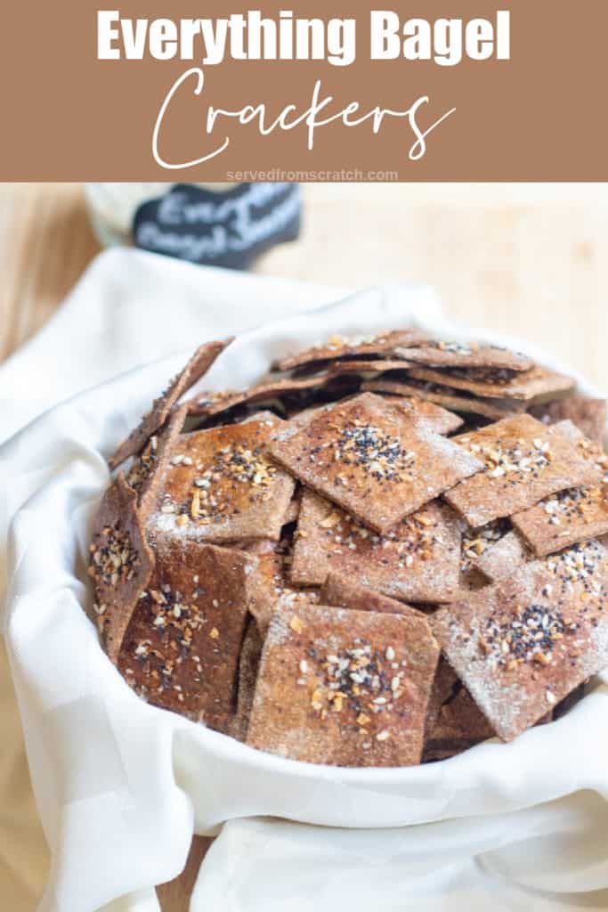 Everything Bagel Rye Crackers Served From Scratch