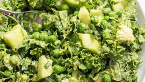 kale green goddess dressing The Ingrid Shirtdress in Linen Lime Green / L main image 1