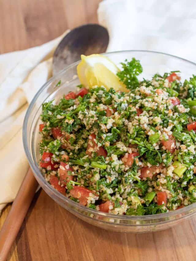 Easy Homemade Tabbouleh (tabouli) - Served From Scratch