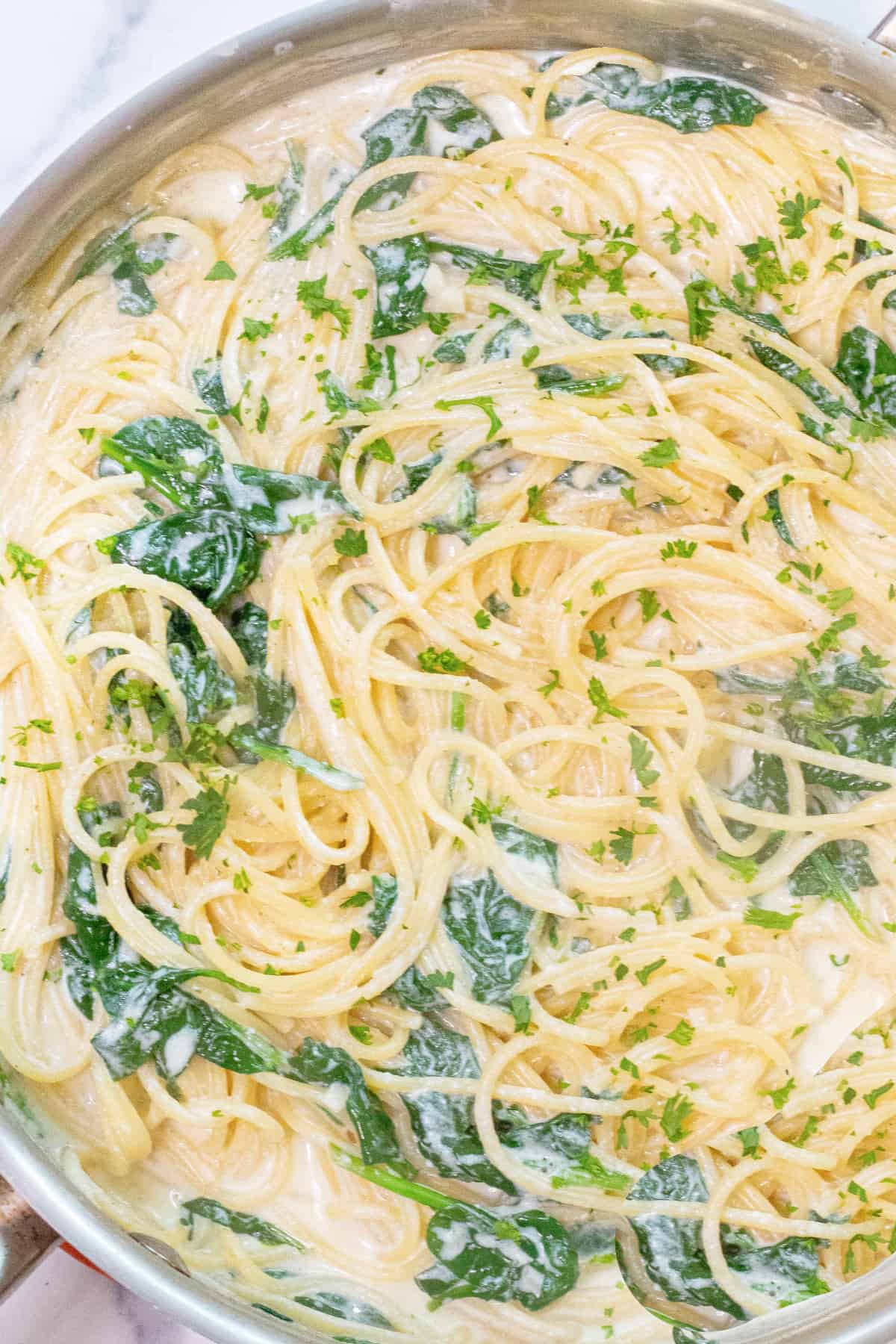 20 Minute Spinach Ricotta Pasta - Served From Scratch