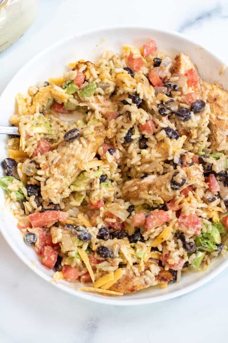 Chicken Burrito Yumm Bowls Served From Scratch