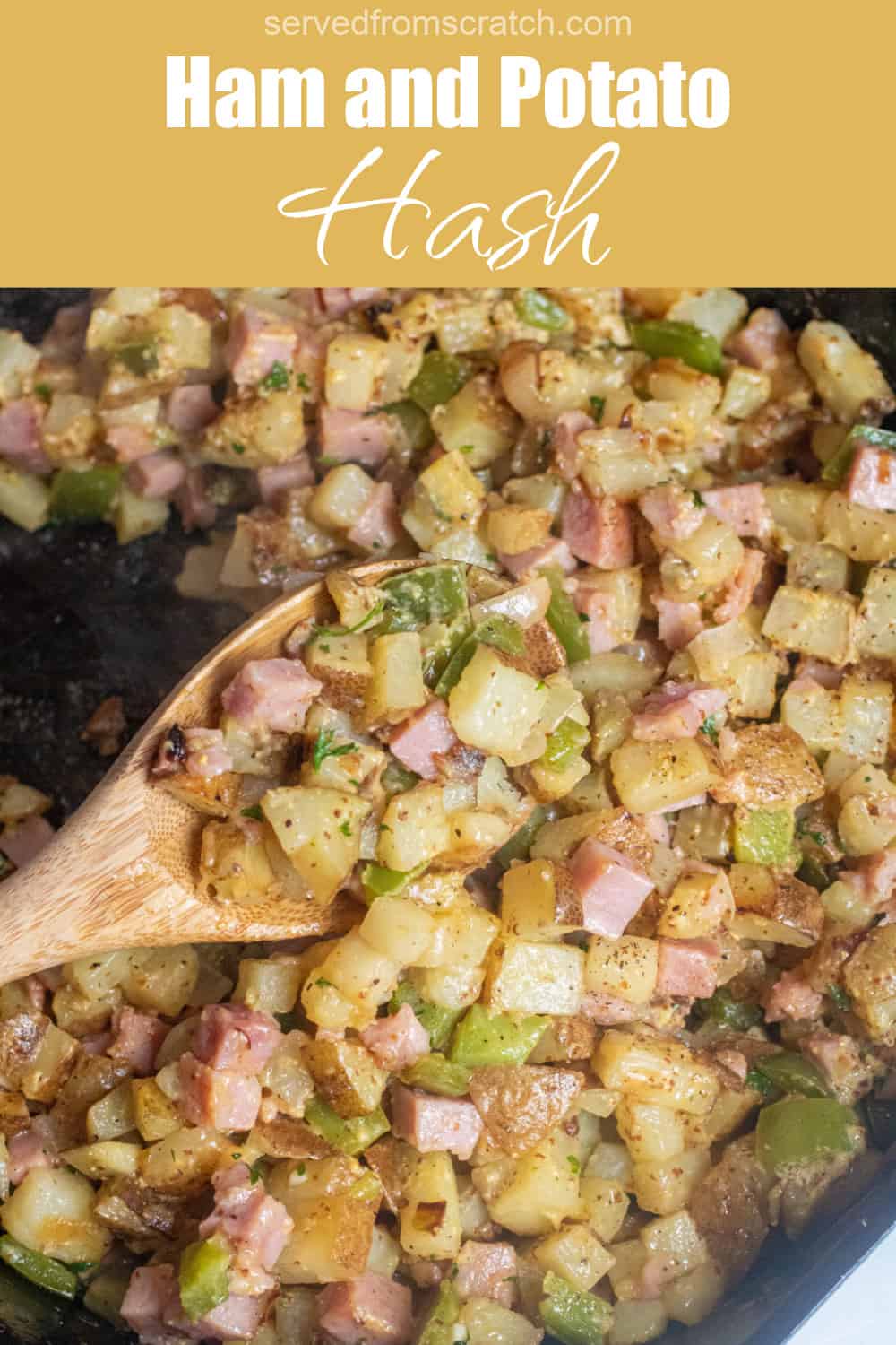 Ham and Potato Hash Served From Scratch