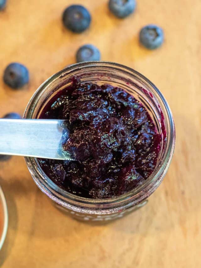 Blueberry Jam Without Pectin Served From Scratch