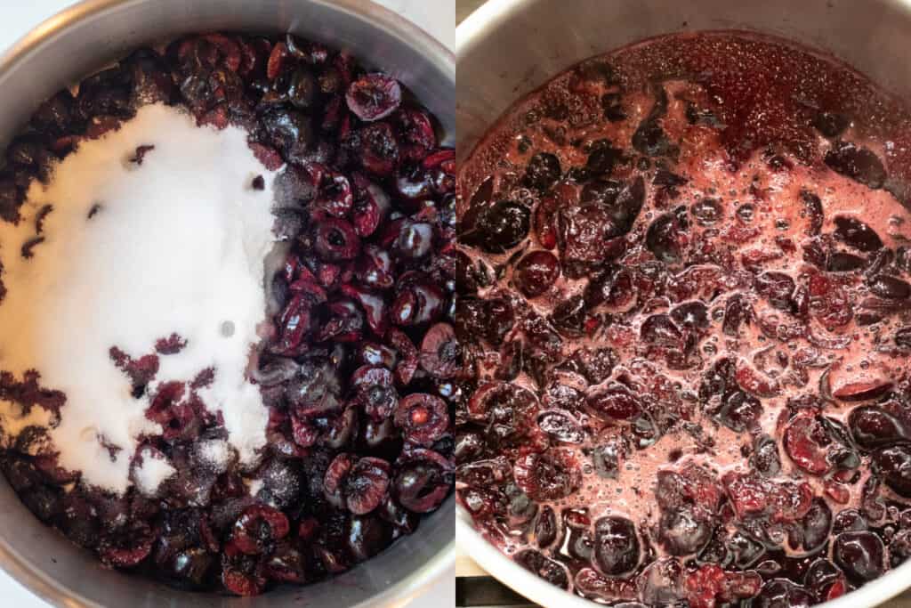 Homemade Cherry Jam Without Pectin Served From Scratch