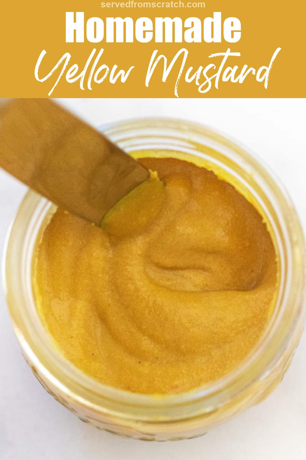 Homemade Yellow Mustard Served From Scratch