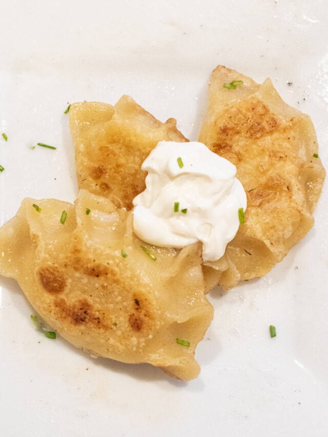Grandma's Homemade Pierogies Served From Scratch